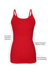 Zivame Smoothening Control Shaping Vest - Red — thumbnail 6