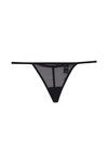 Zivame Lace Embrace Bustier With G-String - Charcoal Black — thumbnail 6