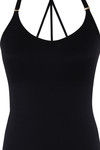 Zivame Medium Control Bodysuit With Bust - Black — thumbnail 8