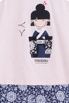 Zivame After Hours Japanese Girls Cotton Shorts Set- Pink Navy — thumbnail 8