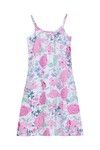 Zivame After Hours Floral Print Cotton Knee Length Nightdress - White — thumbnail 6
