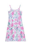 Zivame After Hours Floral Print Cotton Knee Length Nightdress - White — thumbnail 7
