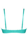 Zivame Delicate Lace Overlay Gentle Push Up Bra-Turquoise — thumbnail 7