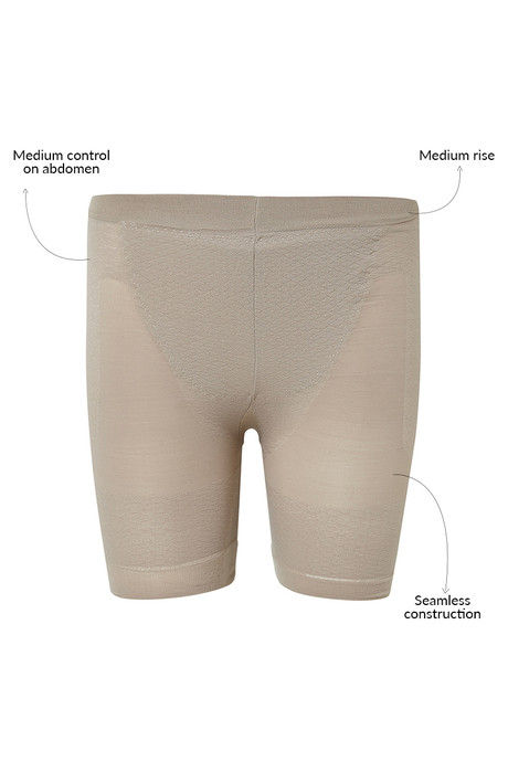 Zivame Seamless Medium Compression Butt Enhancing Shapewear- Skin — image 6