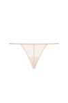 Zivame Dual Tone Lace Soft Mesh Gentle Push Up Babydoll With G String-Pink — thumbnail 7