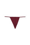 Zivame Dual Tone Lace Padded Babydoll with G-String- Burgundy — thumbnail 7