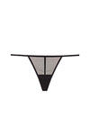 Zivame Lace Touch Cage Styling Padded Wired Babydoll With G String-Black — thumbnail 8