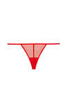 Zivame Lace Touch Cage Styling Padded Wired Babydoll With G String-Red — thumbnail 8