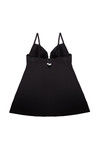 Zivame Lace Embrace Gentle Lift Wired Babydoll with G-String- Black — thumbnail 7