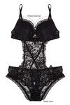 Zivame All That Lace Moderate Push Up Teddy-Black — thumbnail 5