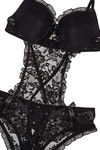 Zivame All That Lace Moderate Push Up Teddy-Black — thumbnail 7