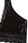 Zivame Made to Layer Eyelet Lace Longline Bralette- Black — thumbnail 9