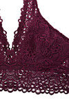 Zivame Made to Layer Eyelet Lace Longline Bralette- Burdeo — thumbnail 7