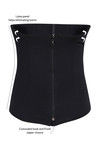 Zivame Thermo Slim Body Sculpting Cotton lined Waist and Tummy Cincher-Black — thumbnail 8