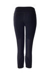 Zelocity Hugged Nouveau Soft Skin Fit Crop Pants- Black — thumbnail 7