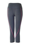 Zelocity Hugged Nouveau Soft Skin Fit Crop Pants- Grey — thumbnail 8