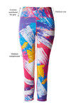 Zelocity Alphatone Mid Waist Core Leggings-Abstract Crystals — thumbnail 5