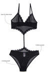 Zivame Sundown Collection Back Less Black Teddy — thumbnail 6