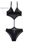 Zivame Sundown Collection Back Less Black Teddy — thumbnail 7