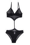 Zivame Sundown Collection Back Less Black Teddy — thumbnail 8
