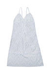 Zivame Sundown Soft And Sheer Lace Babydoll With G-String-White — thumbnail 7