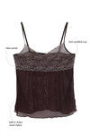 Zivame Sundown Embroidered Brown Babydoll With Boyshort Panty — thumbnail 5