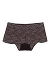 Zivame Sundown Embroidered Brown Babydoll With Boyshort Panty — thumbnail 7