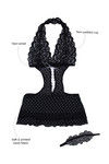 Zivame Sundown Little Heart in Black Teddy — thumbnail 5
