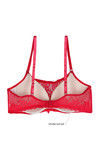 Zivame Cuppa Contrast Padded Wired Medium Coverage Cami Bra - Bright Cherry — thumbnail 8