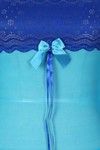 Zivame Lace Embrace Sheer Turquoise Blue Babydoll With G String — thumbnail 7