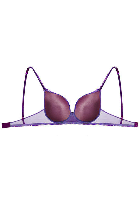Zivame Bridal Padded Wired Medium Coverage Bra-Purple — image 8