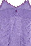 Zivame Sundown Collection Sheer Mesh Chemise With G String-Purple — thumbnail 8