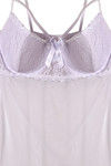 Zivame Sundown Collection Flared Babydoll With G String-White — thumbnail 8