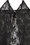 Zivame Sundown Collection All Lace Babydoll With G String-Black — thumbnail 8