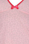 Zivame Sundown Collection Slip On Mesh Chemise With G String-Salmon — thumbnail 7