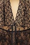 Zivame Sundown Halter Neck Babydoll With G-String - Black — thumbnail 11