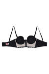 Zivame All That Lace Padded Wired Low Coverage Long Line Bra-Black — thumbnail 9