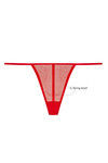 Zivame Sundown Ruffled Up Babydoll With G String-Red — thumbnail 8