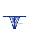 Zivame Sundown Plunge Neck Babydoll With G-String - Blue — thumbnail 6
