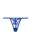 Zivame Sundown Plunge Neck Babydoll With G-String - Blue — thumbnail 9