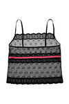 Zivame Sundown Collection Black Lace Babydoll With Boyshort Panty — thumbnail 7