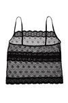 Zivame Sundown Collection Black Lace Babydoll With Boyshort Panty — thumbnail 8