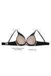 Zivame Cuppa Contrast Padded Wired Medium Coverage Bra-Black — thumbnail 9