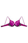 Zivame Bridal Padded Wired Medium Coverage Bra-Purple Black — thumbnail 8