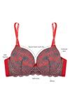 Zivame Bridal Padded Wired Low Coverage Bra-Corai — thumbnail 5