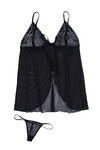 Zivame Sundown Little Black Babydoll With G Strings And Masquerade — thumbnail 7