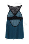 Zivame Sundown Collection Pretty Back Jade Babydoll With G Strings — thumbnail 6