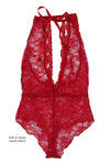 Zivame Sundown Halter Neck Cherry Red Teddy — thumbnail 6