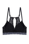 Zivame All That Lace Medium Coverage Front Open Bra-Black — thumbnail 6