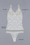 Zivame Sundown Naughty Ivory Babydoll With Thong Panty — thumbnail 6